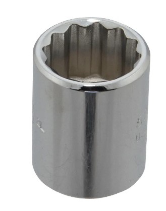 10 MM STANDARD 12 POINT 1/2" DRIVE METRIC SOCKET